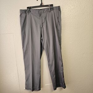 Nike Dri-Fit Golf Pants Gray Sz 36x30 Comfort Mobility Athleisure Gorp Core Y601